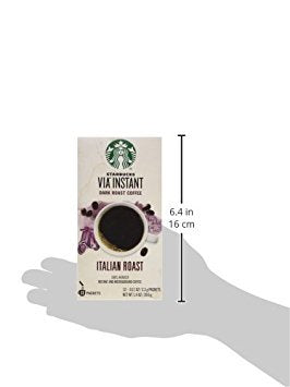 Starbucks VIA Ready Brew Instant Coffee, Italian Roast, 12 Single Packets
