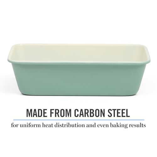 Martha Stewart Gallen 9-Inch Nonstick Carbon Steel Loaf Pan - Teal