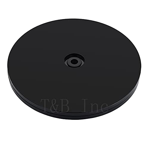 TamBee 6-Inch Black Lazy Susan Turntable Organizer for Kitchen Cabinets & Spices