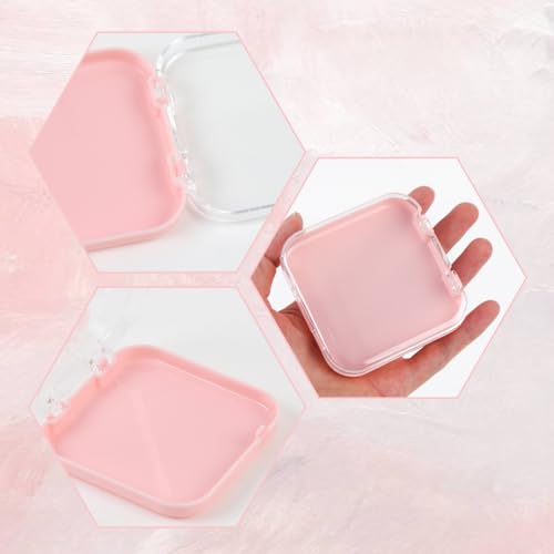 12 Pcs Press on Nail Boxes with Double Sided Tape for Storage