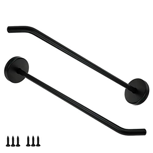 Stainless Steel Coat Hooks - 8 Inch Long, Pack of 2 Heavy Duty Wall Mount