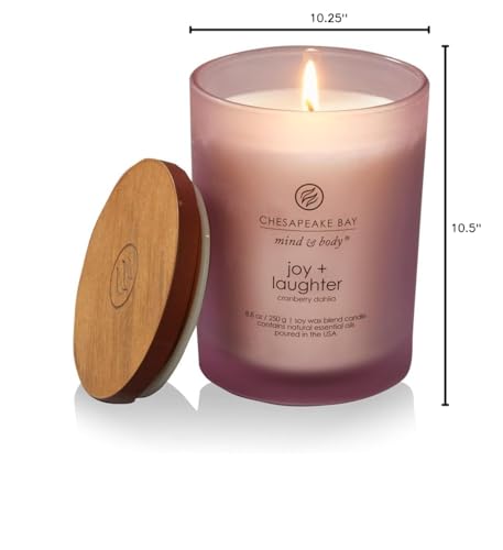 Chesapeake Bay Candle 2-Pack Medium Jar Candles - Joy + Laughter & Confidence + Freedom