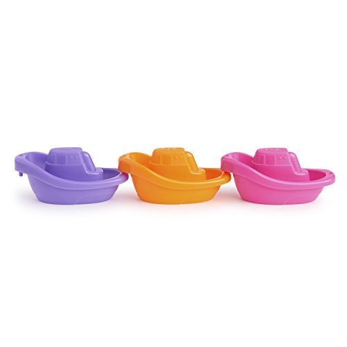 Munchkin Little Boat Train Bath Toy Set - 6 Floating Boats for Toddlers