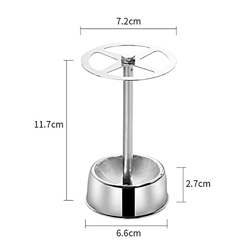Stainless Steel Toothbrush Holder Stand with 4 Slots Bathroom Organizer