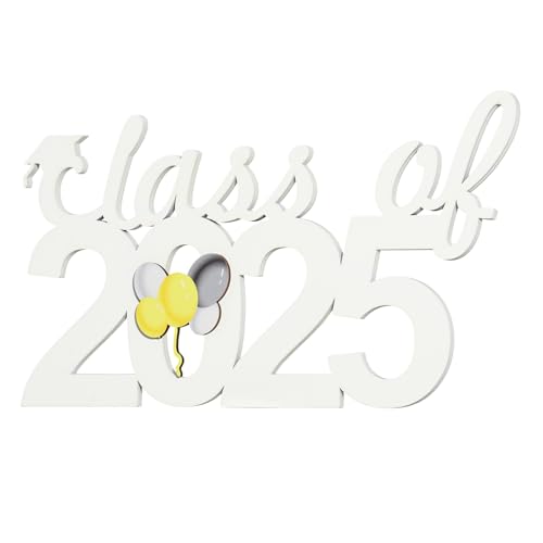 Class of 2025 Wooden Graduation Sign - Table Centerpiece & Photo Prop