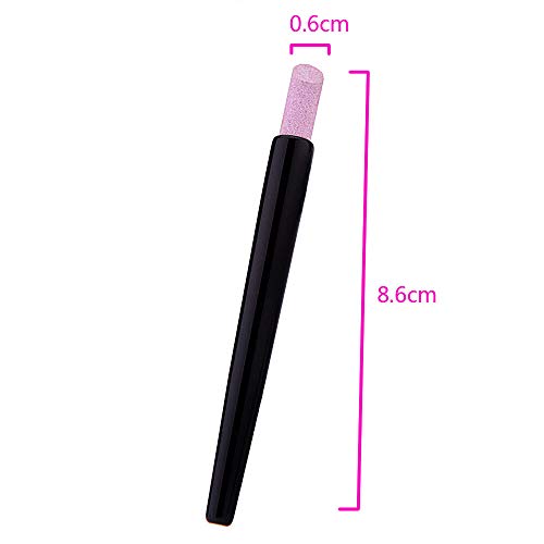 Yimart 5-Piece Stone Sanding Nail File and Cuticle Remover Pen Set