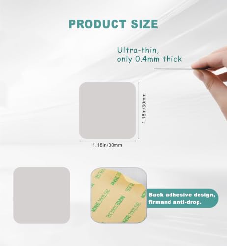 Magnetic Sticky Note Dispenser - 3x3 Inch Metal Organizer for Office & Home