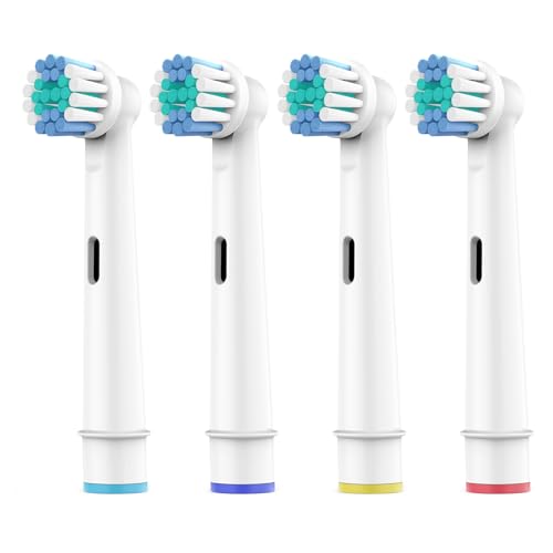 SetSail Replacement Toothbrush Heads for Oral B 4-Pack Soft Dupont Bristles