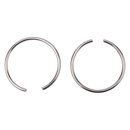 2 Pack Aluminum Vacuum Wand Rings for Commercial Vacuums (100100)