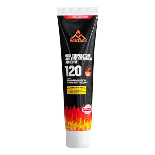 WINTACK High Heat Silicone Sealant for Wood Stove Doors - 100ml