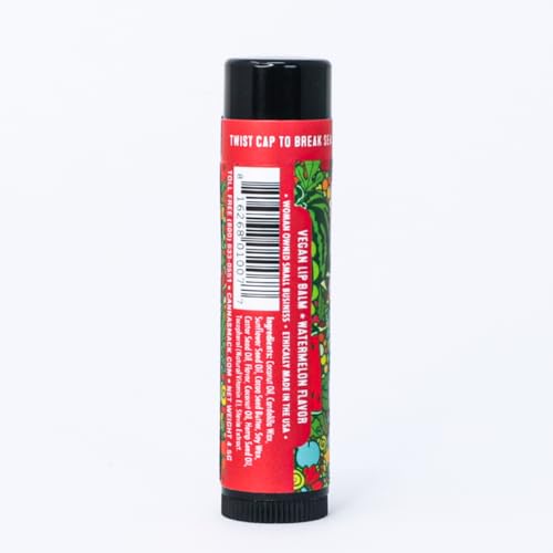 CannaSmack Vegan Hemp Lip Balm - Watermelon Hydrating Lip Treatment