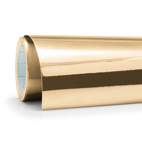 Cricut Foil Vinyl Gold 12in x 10ft - Metallic Adhesive Craft Material