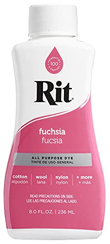 Rit All-Purpose Liquid Dye in Fuchsia - Versatile Fabric Colorant