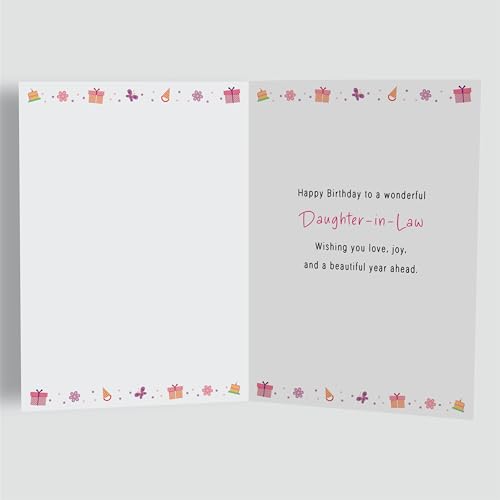 Birthday Card for Daughter-in-Law - Cheerful A5 Design with Verse
