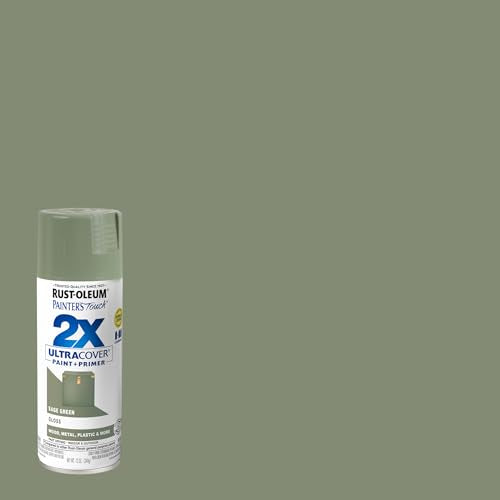 Rust-Oleum Painter's Touch 2X Spray Paint, Gloss Sage Green - 12 oz (Pack of 6)