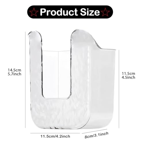 Wall-Mounted Flushable Wipes Dispenser - Bathroom & Kitchen Storage Organizer