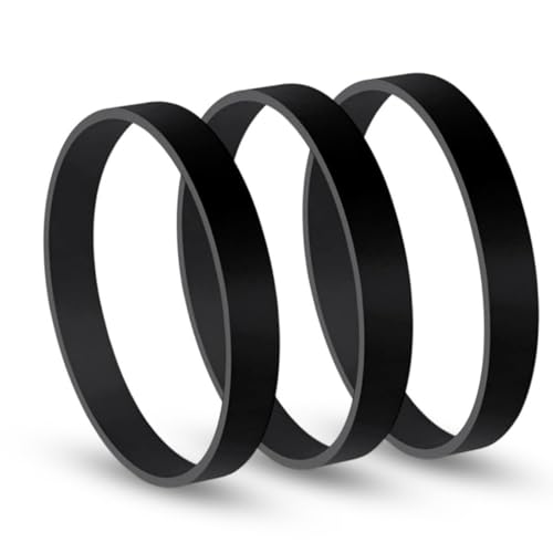3-Pack 12.8mm Replacement Belts for Bissell ProHeat 2X Carpet Cleaner