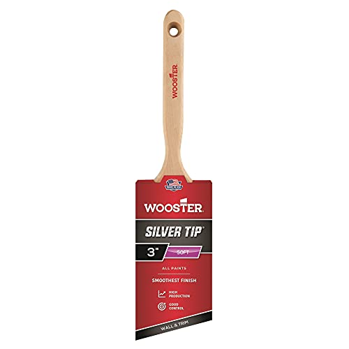 Wooster 5221-3 Silver Tip Angle Sash Paintbrush - 3 Inch