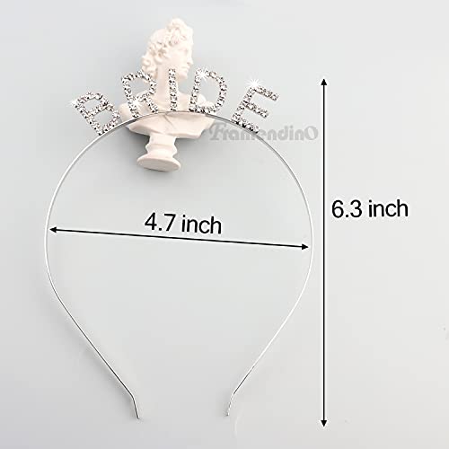 Framendino Bridal Rhinestone Tiara Crown - Elegant Wedding Headband