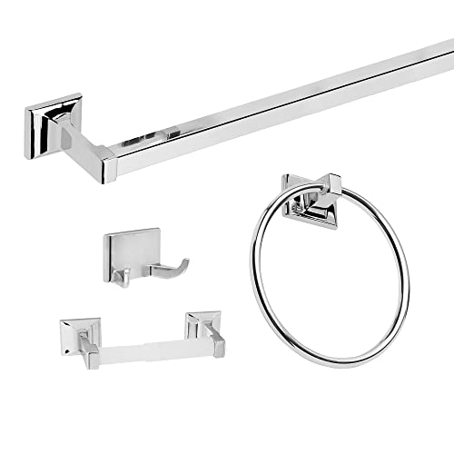 Design House Millbridge 4-Piece Bath Accessory Set - Polished Chrome