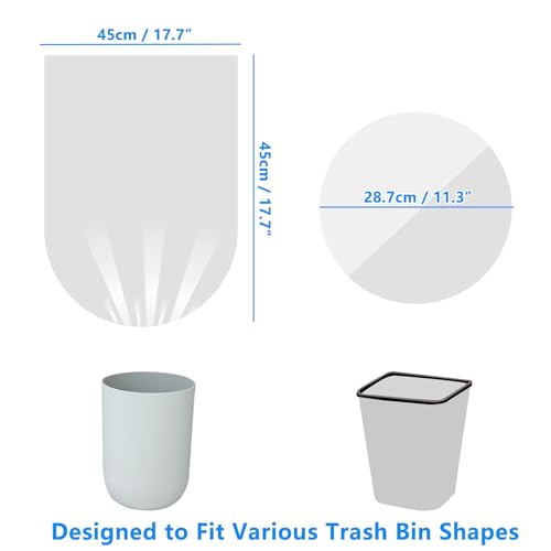 Ggbin 2.6 Gallon White Drawstring Garbage Bags - 120 Count