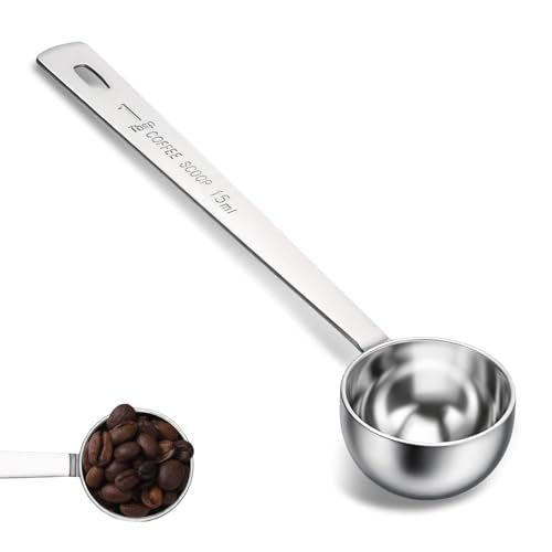 Jeffdad Stainless Steel 1 Tablespoon Measuring Spoon 15ml Coffee Scoop