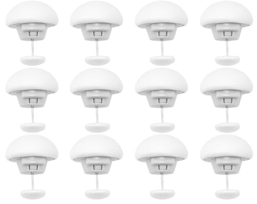 KOOSAH 12 PCS Mushroom Duvet Clips - Non-Slip Quilt Cover Fasteners