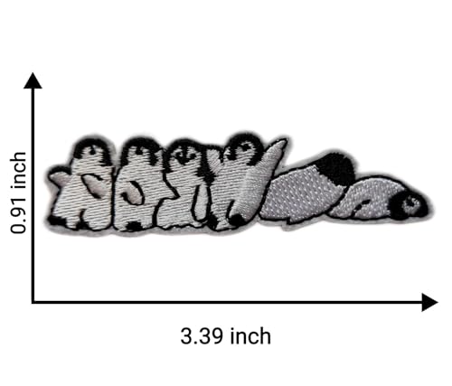 Happy Penguin Embroidered Patch - Iron On & Sew On for DIY