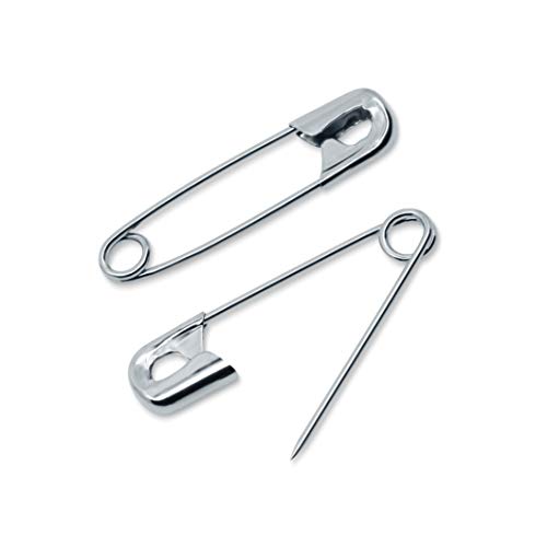 Dritz Safety Pins Size 1 (15-Count) Nickel-Plated for Quilting & Crafts