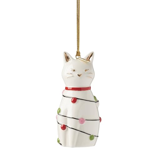 kate spade New York Be Jolly Cat Ornament, Christmas