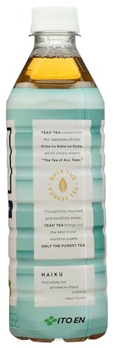 Organic Mint Green Tea - 16.9 fl oz Unsweetened Bottle
