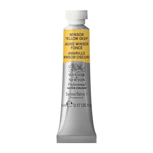 Winsor & Newton Professional Watercolor 5ml Tube - Winsor Yellow Deep