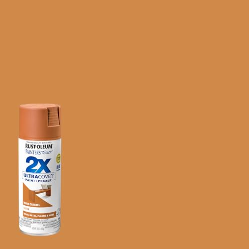 Rust-Oleum Painter's Touch 2X Ultra Cover Spray Paint Satin Warm Caramel 12oz