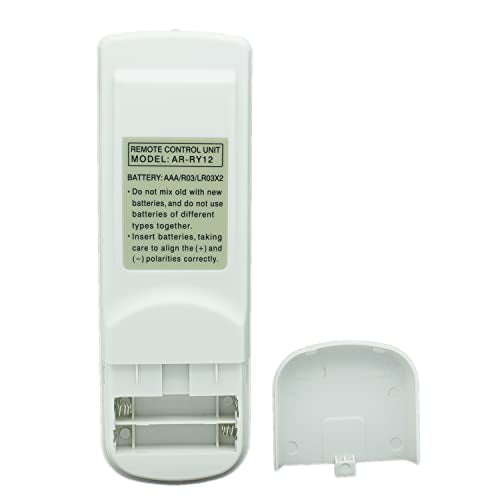 Azwok Replacement AR-RY12 Remote for Fujitsu Air Conditioners - No Programming Needed