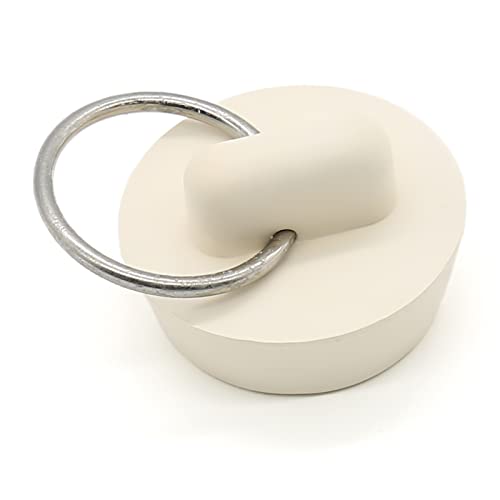BokWin 1-Inch Rubber Drain Stopper with Hanging Ring - 2PCS