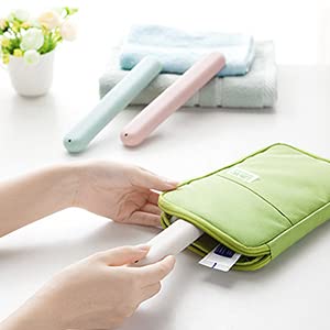 Hooqict 4 Pack Travel Toothbrush Case Portable Plastic Holder