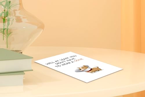 Joycard Humorous Recovery Greeting Card - Funny Comfort & Support