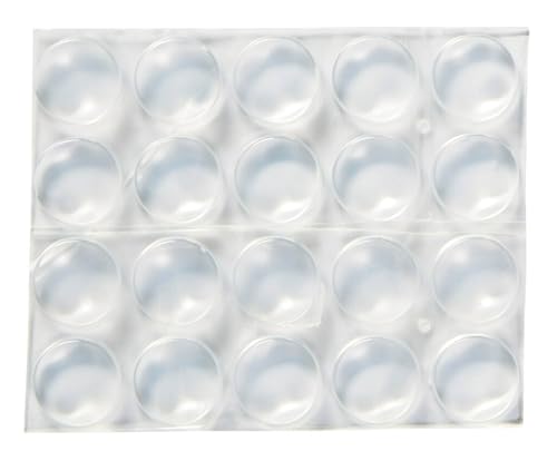 Scotch Clear Adhesive Bumper Pads - 40 Pack, 1/2" Round, Noise Dampening