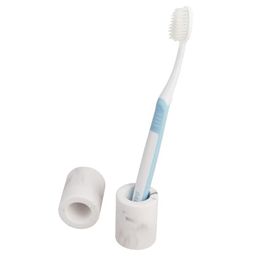 Amviner Mini Diatomite Toothbrush Holder Set - Quick-Dry Stone Organizer