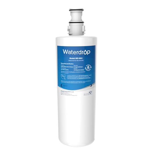 Waterdrop 3US-AF01 Undersink Water Filter, Replacement for Filtrete¢ç 3US-AF01, 3US-AS01, Aqua-Pure AP Easy C-CS-FF, WHCF-SRC, WHCF-SUFC, WHCF-SUF, NSF/ANSI 42 Certified, Pack of 1