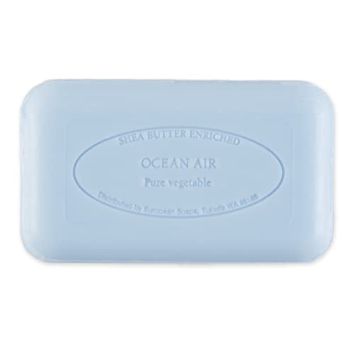 Pre de Provence Artisanal French Soap Bar, Ocean Air, Organic Shea Butter