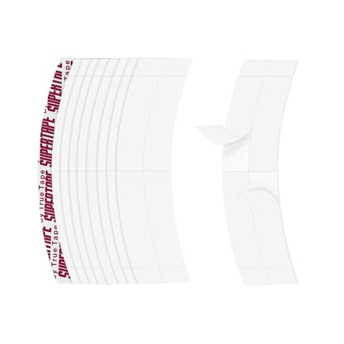 BOROLA Clear Wig Tape - 10-Pack Sweat-Proof Invisible PU Adhesive Strips