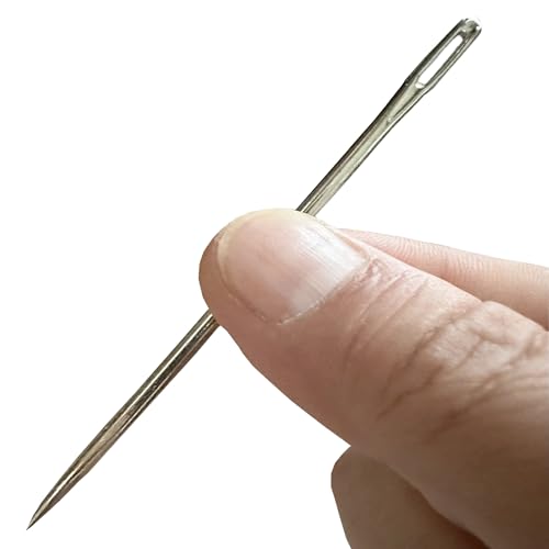 4" Upholstery Needle - Heavy-Duty, Large Eye for Crafting