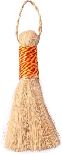 Small Handmade Banana Broom for Hindu Puja Rituals - Eco-Friendly