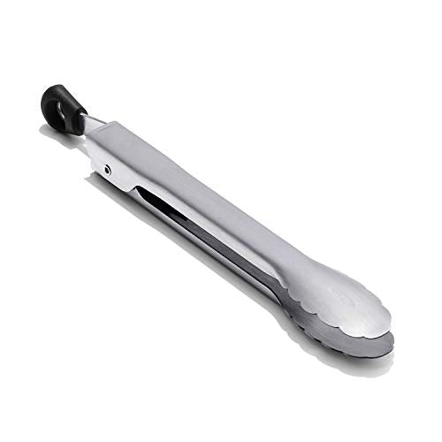 OXO Good Grips 7-Inch Mini Tongs - Stainless Steel Kitchen Tool