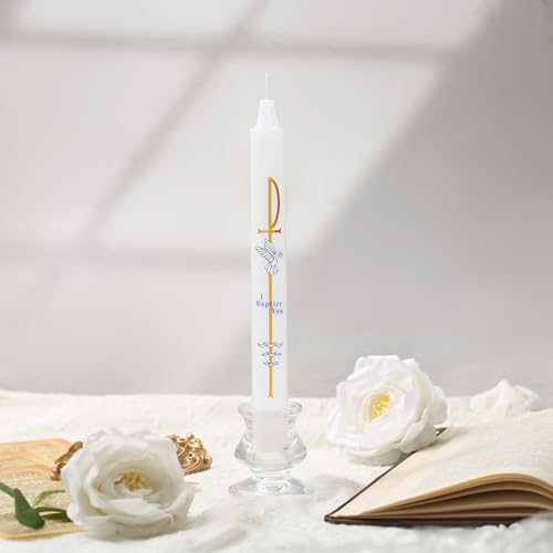 Ohmique Baptism Candle Style1 - Elegant Candle for Boys & Girls