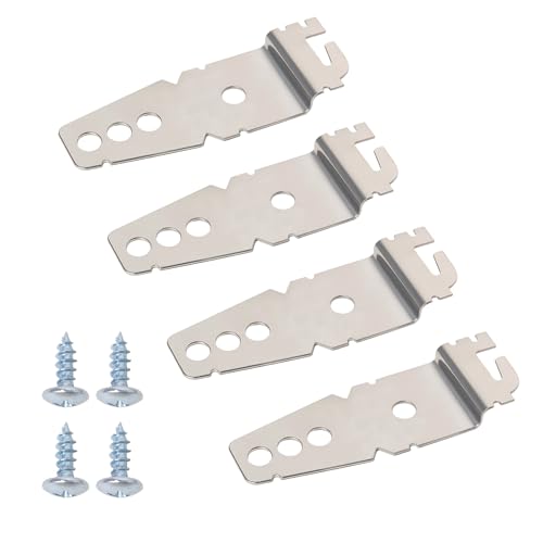 4 Pack Dishwasher Mounting Bracket Replacement for WP8269145 Metal Support