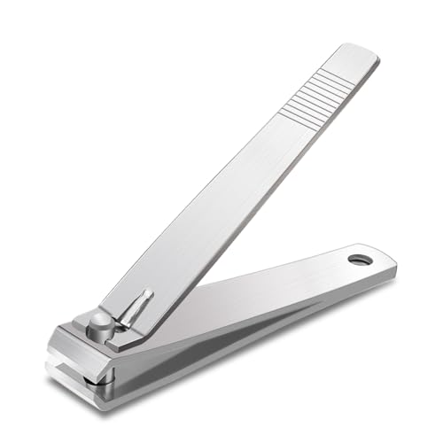 Bruislard Straight Nail Clippers for Thick Nails Stainless Steel