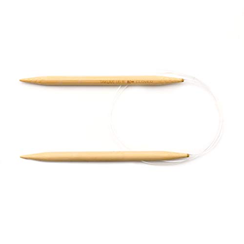 Clover Takumi Bamboo Circular Knitting Needle, 36-Inch, Size 11