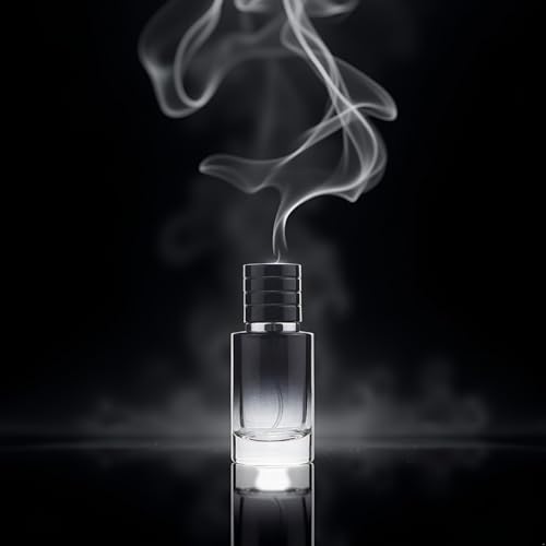 ZGLUZP 30ml Black Glass Perfume Atomizer Refillable Travel Spray Bottle